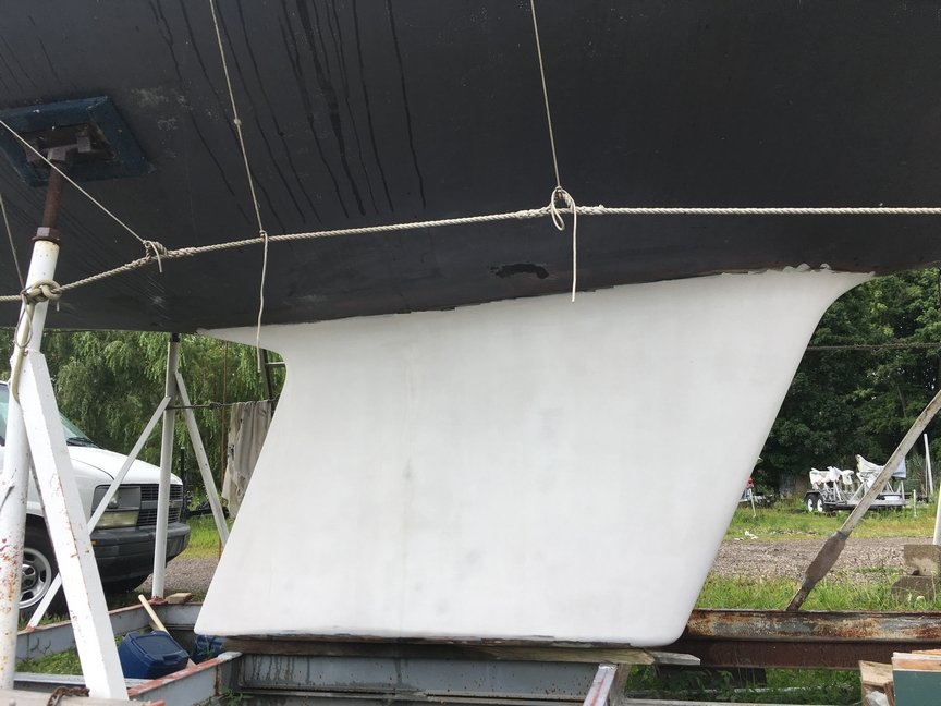 Finished keel after Interprotect Epoxy